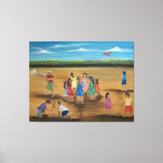 Bricadeiras キャンバスプリント (正面)