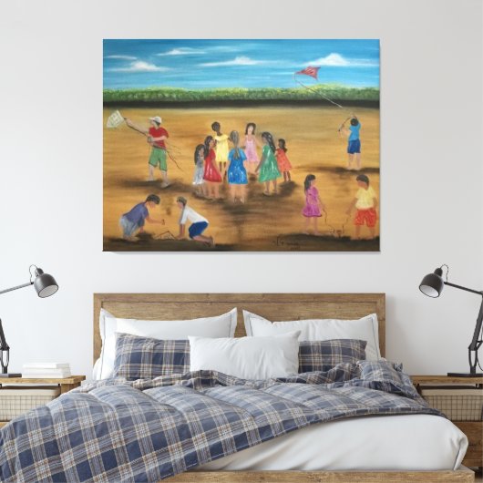 Bricadeiras キャンバスプリント (インサイチュ (寝室))