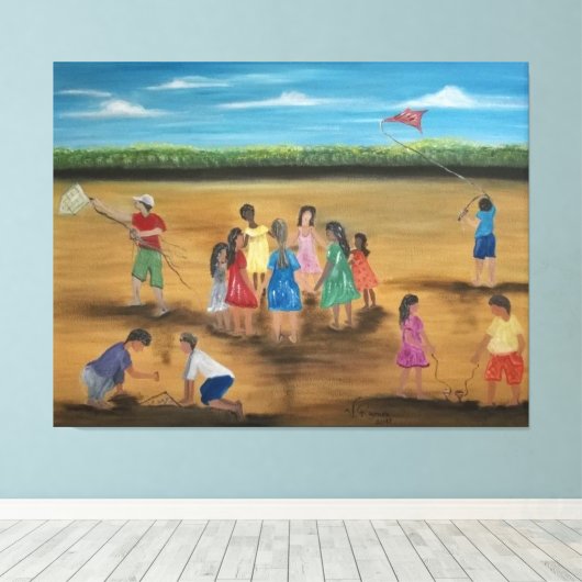 Bricadeiras キャンバスプリント (インサイチュ (ウッドフロア))