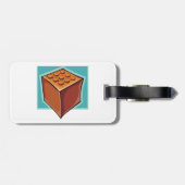 Brick Block Fun Building Toy ラゲッジタグ (裏面横)