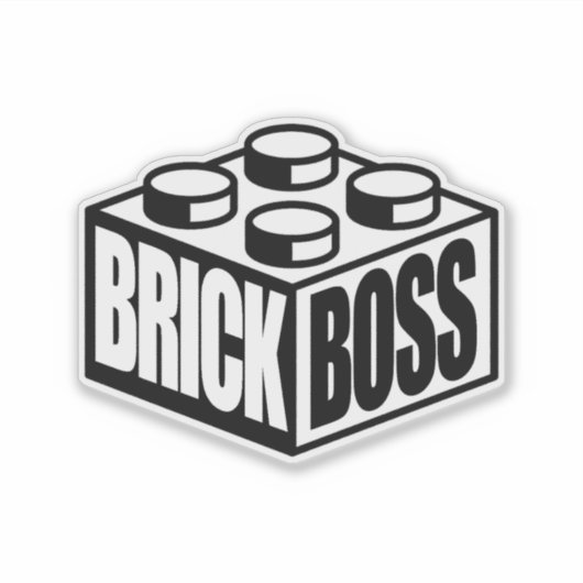 Brick Boss シール (正面)