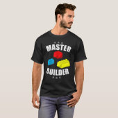 Brick Builder  Blocks Building Master Builder Toys Tシャツ (正面フル)