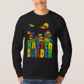 Brick Builder  Blocks Master Builder Tシャツ (正面)