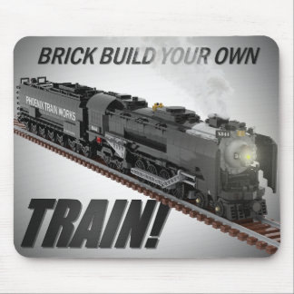 Brick Built Northern Locomotive Mousepad マウスパッド