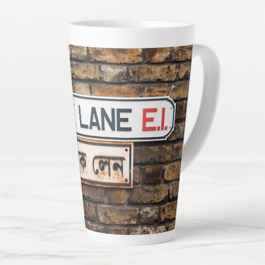 Brick Lane カフェラテマグ (右アングル)