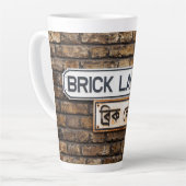 Brick Lane カフェラテマグ (左アングル)