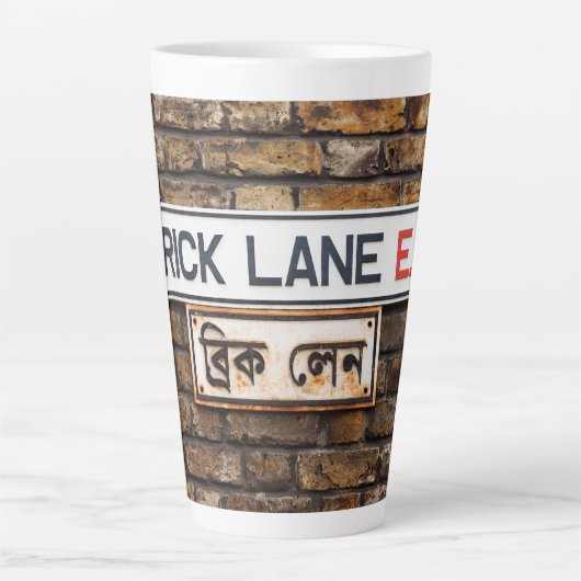 Brick Lane カフェラテマグ (正面)