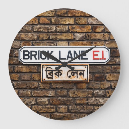 Brick Lane Clock ラージ壁時計 (正面)