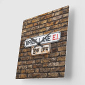 Brick Lane Square スクエア壁時計 (傾斜)