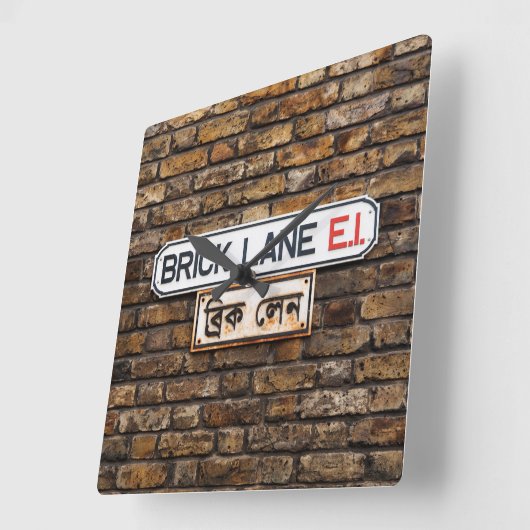 Brick Lane Square スクエア壁時計 (傾斜)