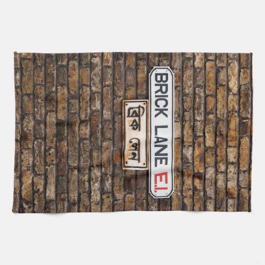 Brick Lane Tea キッチンタオル (横)