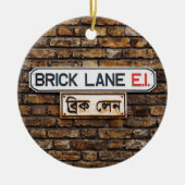 Brick Lane Tree Decoration セラミックオーナメント (正面)