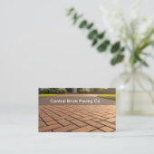 Brick Paving And Pavers Theme Business Cards 名刺 (スタンド正面)