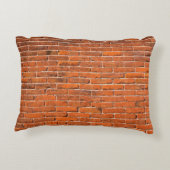 Brick wall red brick wall wall アクセントクッション (裏面)
