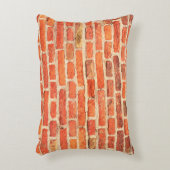 Brick wall texture brick wall アクセントクッション (正面(垂直))