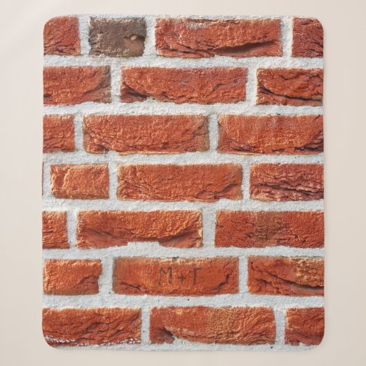 Brick wall wall background building シェルパブランケット (正面)