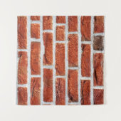 Brick wall wall background building タペストリー (正面(横))
