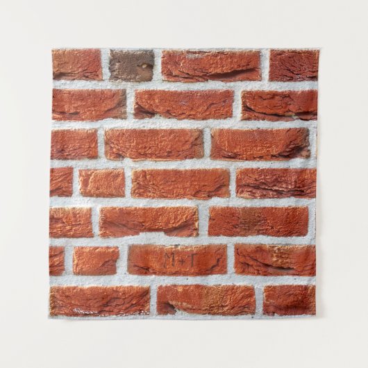 Brick wall wall background building タペストリー (正面)