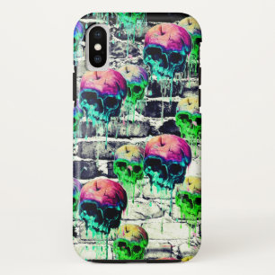 brickedりんごのスカル iPhone x ケース