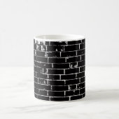 Brickwallの覆いのマグ コーヒーマグカップ (中央)
