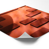 BrickWallフォトバックグラウンド ポスター (角)