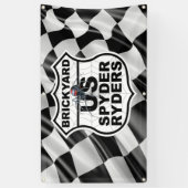 Brickyardチャプター – バナー仕上げフラグロゴ 横断幕 (縦)