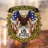 Brickyard Chapter - デカール USA250 ウィンドウサイン (シート2)