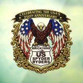 Brickyard Chapter - Decal USA 250th ウィンドウサイン (シート3)