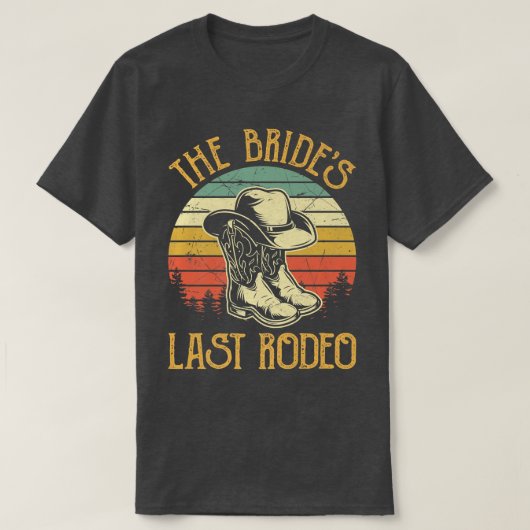 Bridal Bachelorette Party Boots Hat The Brides Las Tシャツ (デザイン正面)