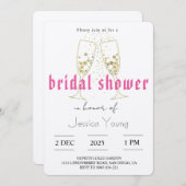 Bridal Bash & Cocktail Call bridal  招待状 (正面/裏面)