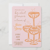 Bridal Bash & Cocktail Call bridal 招待状 (正面)