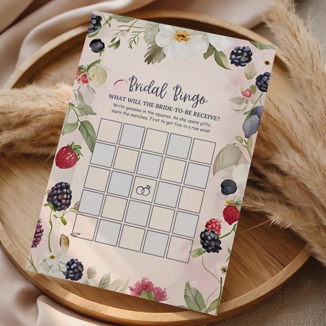 Bridal Bingo Floral Botanical Shower Game (クリエイターアップロード済み)