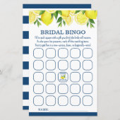 Bridal Bingo Lemon Bridal Shower Game (正面/裏面)