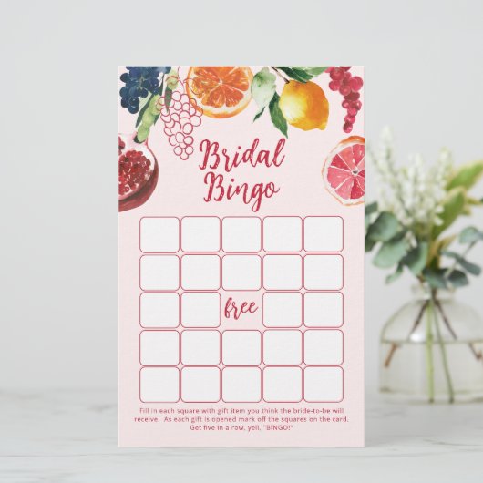 Bridal Bingo Off the Market Bridal Shower game (スタンド正面)