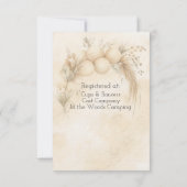 Bridal Brunch Wedding Shower Invitation 招待状 (裏面)