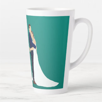 Bridal Couple, skin tones light カフェラテマグ