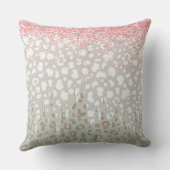 Bridal Leopard Print Wedding Cushion クッション (裏面)