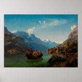 Bridal Procession on the Hardangerfjord ポスター (正面)