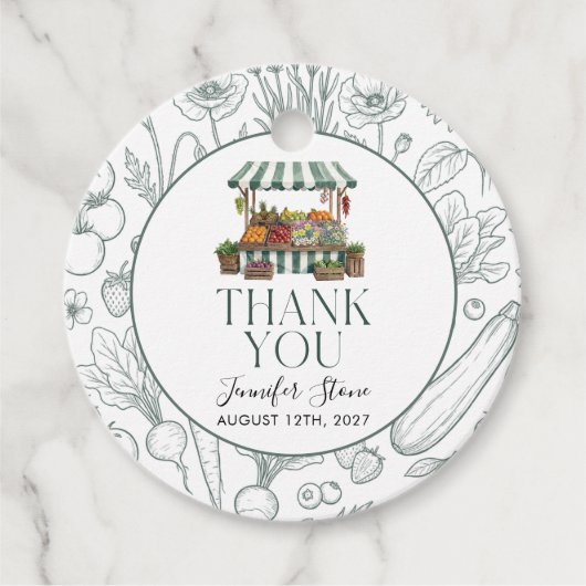  Bridal Shower  フェイバータグ (正面)