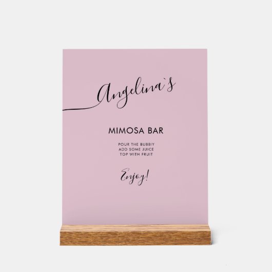 Bridal shower Acrylic Sign アクリルサイン (正面)