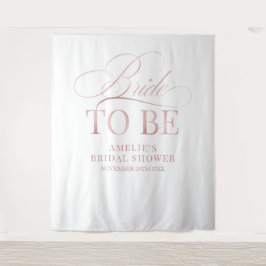 Bridal shower Bride to Be backdrop タペストリー
