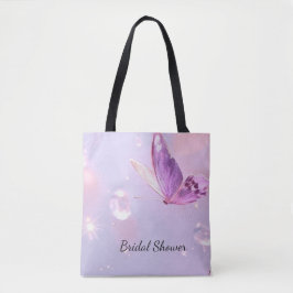 Bridal Shower Butterfly Tote Bags - Custom Party F トートバッグ