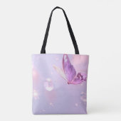 Bridal Shower Butterfly Tote Bags - Custom Party F トートバッグ (裏面)
