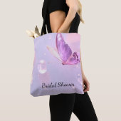 Bridal Shower Butterfly Tote Bags - Custom Party F トートバッグ (クローズアップ)