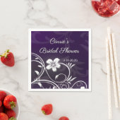 Bridal Shower custom party coasters スタンダードカクテルナプキン (インサイチュ)