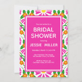 Bridal Shower Floral Celebration You’re Invited! 招待状 (正面)