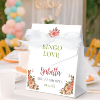 Bridal Shower Game Bingo Card – Prize Favor Box フェイバーボックス