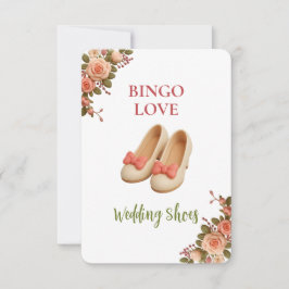Bridal Shower Game Bingo Card – Wedding Shoes