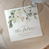 Bridal Shower Garden Sage Green Floral Elegant スタンダードカクテルナプキン