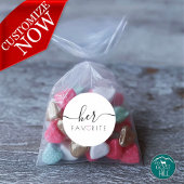 Bridal Shower Her Favorite  ラウンドシール